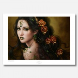 Golden rose - Fine Art Print