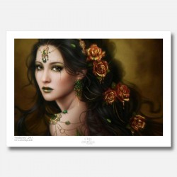 Golden rose - Fine Art Print